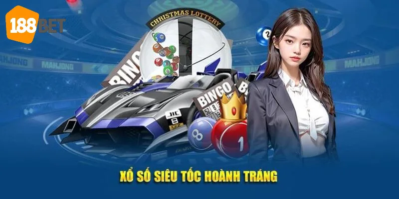 Hình thức xổ số 188BET siêu tốc với tốc độ quay thưởng nhanh